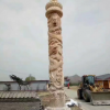 石雕龍柱華表四季文化柱公園標(biāo)示性花崗巖盤龍柱雕塑二十四孝文化