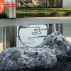 天然雪浪石切片組合景觀戶外園林裝飾別墅室內(nèi)造景