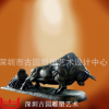 廠家直銷銅雕牛擺件孺子牛開荒牛雕塑招財(cái)生肖牛大理石拓荒牛