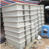 綠化高速公路玻璃鋼花盆 方形白色玻璃鋼花箱公路景觀纖維花箱