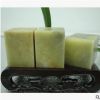 3*3*4CM青田石封門印章石料練習(xí)章印石方章篆刻印章材料批發(fā)