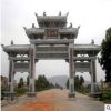 大理石漢白玉石雕牌坊三門大型牌坊牌樓景區(qū)廣場可定制