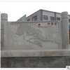 天然五蓮紅花崗巖石材橋欄桿價(jià)格多少錢一米 古建筑石雕欄板圖片