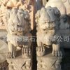 漢白玉石雕石獅子 景區(qū)門前一對看門石獅子 寺廟鎮(zhèn)宅石獅子雕刻
