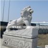 石雕獅子雕塑晚霞紅現(xiàn)代獅子歐式爬獅門(mén)口園林戶外廠家直銷(xiāo)石雕塑