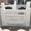 金獅子廠家直銷玉石浮雕欄板河道防護(hù)欄庭院陽臺(tái)欄板浮雕定制加工