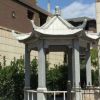 供應(yīng)定做石雕涼亭 園林景觀石涼亭 花崗巖六角涼亭