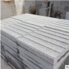 爆款芝麻灰盲道板 條形防滑盲道板定制 市政工程專用芝麻灰石材