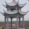 魯石匠石業(yè) 專業(yè)定制 青石涼亭 石雕涼亭 戶外單雙層 六角亭子