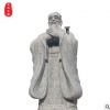 廠家供應(yīng)石雕漢白玉孔子像校園文化孔子石雕像大型擺件廠家定做