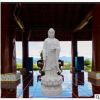 石雕西方三圣 石雕觀音 觀世音菩薩像 漢白玉觀音像