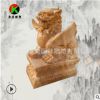 石雕貔貅精美雕刻動(dòng)物大型廠家專業(yè)定做大理石晚霞紅鎮(zhèn)宅辟邪門口