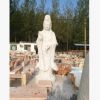 供應漢白玉石雕觀音雕像 滴水觀音 菩薩 石頭觀音宗教廟宇擺件