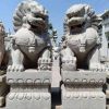石雕獅子廠家 石雕獅子中國(guó)傳統(tǒng)文化中常見的辟邪之物