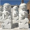 曲陽(yáng)石獅子雕刻 門口擺放獅子廠家定制加工 漢白玉獅子現(xiàn)貨供應(yīng)