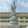 曲陽石雕專供漢白玉觀音石像 佛堂寺廟雕塑廠家定制風水人物擺件