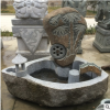 專業(yè)定做小區(qū)假山流水噴泉 室外水缽雕塑 景觀石雕噴水池