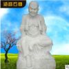 佛教羅漢人物雕塑 戶外大型花崗巖廣場景觀仿古石佛雕像