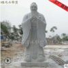 師表孔子雕像校園戶外石雕天然漢白玉石材孔子像擺件加工廠家定制