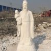 廠家直銷石雕漢白玉福祿壽三宿人物雕刻酒店門口吉祥如意招財(cái)擺件