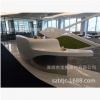珠海人造石前臺丨人造石接待臺 丨收銀臺定制丨異型家具定做