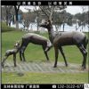 雕塑不銹鋼鹿仿真動(dòng)物大型金屬抽象梅花鹿公園草坪裝飾品擺件直銷(xiāo)