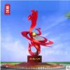 不銹鋼鹿雕塑城市廣場(chǎng)抽象彩繪鳳凰雕塑戶外公園創(chuàng)意景觀擺件定制