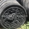 長期供應(yīng)磚雕 古建鏤空磚雕 仿古影壁浮雕圓形龍騰磚雕可定制