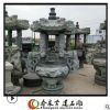 供應(yīng)【宗教用品寺廟寶鼎】青石石雕帶蓋單層天公爐春泉石雕廠制作