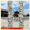仿古青石鏤空沉浮雕刻 華表雙盤惠安龍柱 子傳統(tǒng)寺廟園林廣場公園