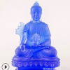 藥師佛佛像古法琉璃 工藝品禮品佛堂供奉寺院 佛教用品擺件定制