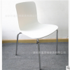高品質(zhì)低價鋼架塑膠椅批發(fā) 白色塑料椅 塑料餐椅 簡約休閑椅